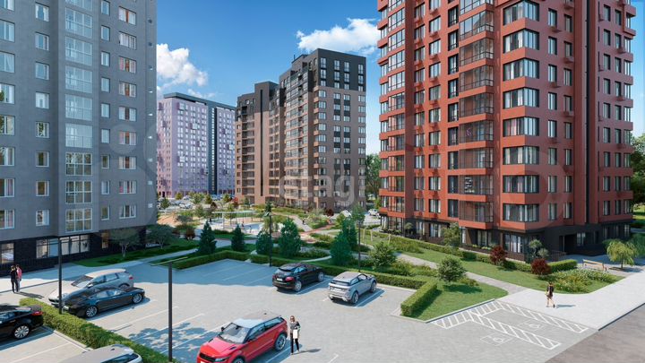 2-к. квартира, 60,9 м², 8/15 эт.