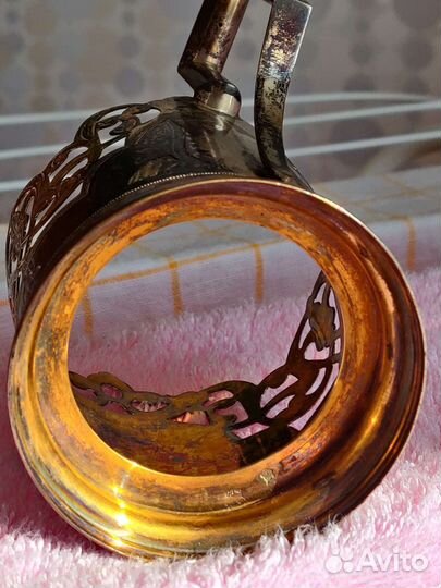 Подстаканник серебряный СССР