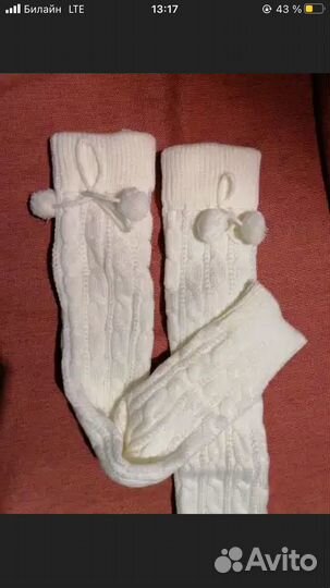 Гетры новые вязаные