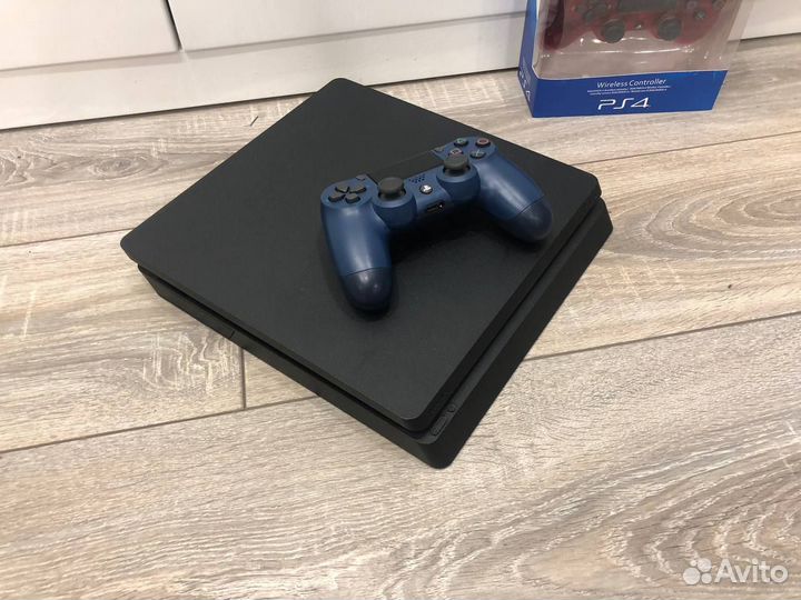 Sony ps 4 slim 1Tb + игры