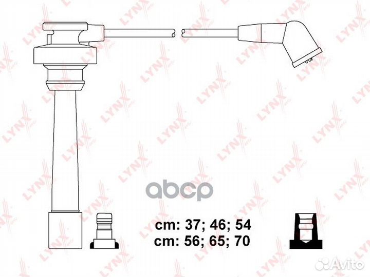 Комплект высоковольтных проводов (класс F) mits