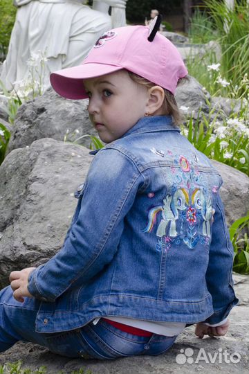 Джинсовая курточка my little pony