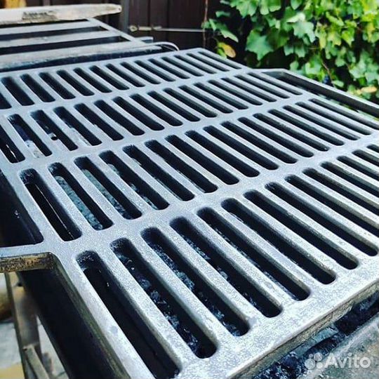 Решетка-гриль чугунная 50*41см