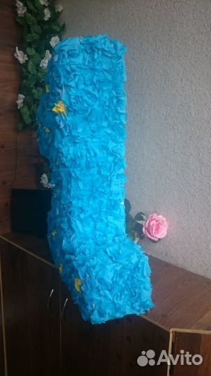 Объёмная цифра один 1