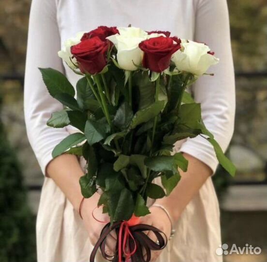 Розы 21 штука 60 см