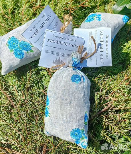 Запарки травяные для бани, сауны, ванны