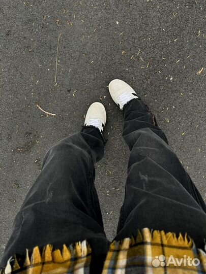 Джинсы flared zip