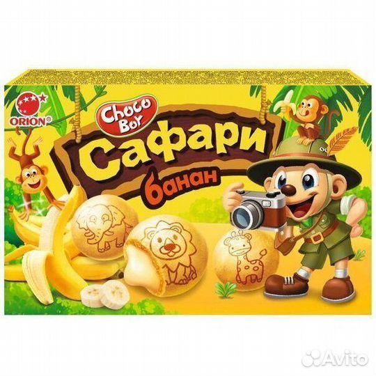 Печенье Choco Boy Сафари Банан 42 г