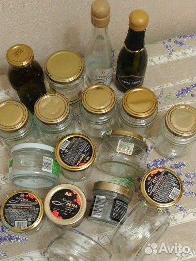 Горшочки керамические, банки 250мл. с крышками