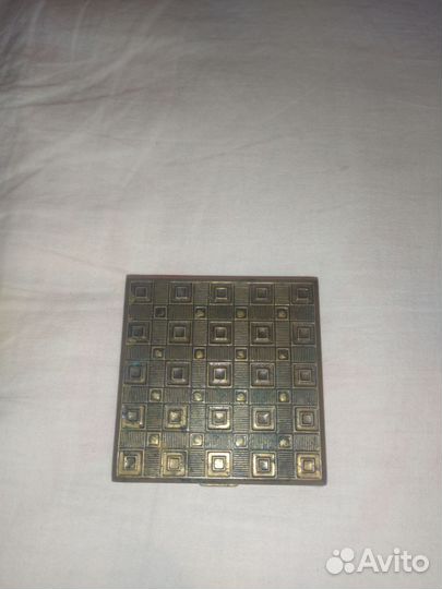 Пудреница из латуни СССР