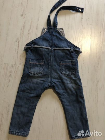 Джинсовый комбинезон на девочку zara