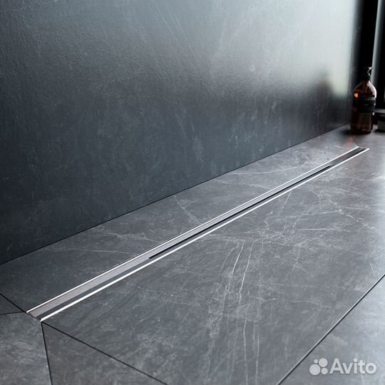 Трап душ сталь мат Master 100см W01SC-S11-100-05SB