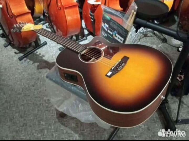 Гитары Cort Электроакустика Массив, Гриф 45мм