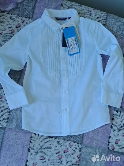 Рубашка белая 110размер