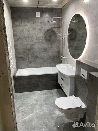 Ремонт ванной, санузла. Санузел под ключ.Сантехник