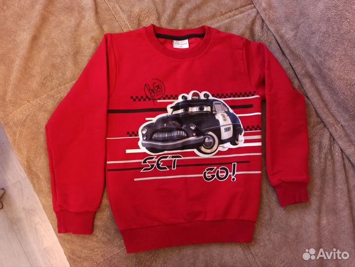 Лонгслив,у Тачки светятся глаза, кофта 98