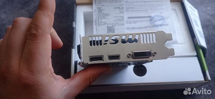 Видеокарта MSI gtx 1050 ti 4gb