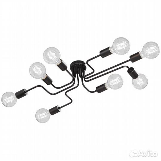 Люстра потолочная vitaluce Nanci 8х60Вт Е27 металл