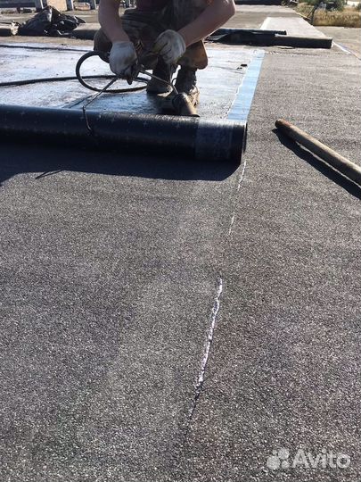 Наплавляемая кровля, ремонт кровли гаража