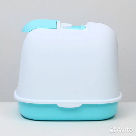 Туалет закрытый с совком, 47 х 40 х 39 см, бело-го