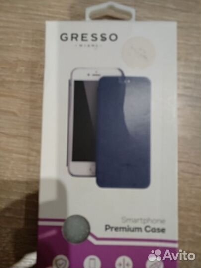 Чехол-книжка Gresso для смартфона (черный)