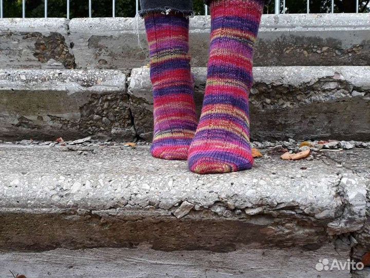 Носки вязаные, ручная работа га заказ