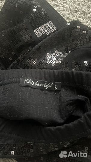 Мини-юбка с пайетками s