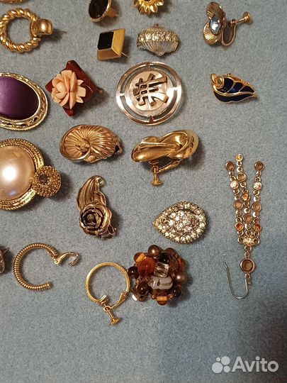 Потеряшки одиночные клипсы и серьги