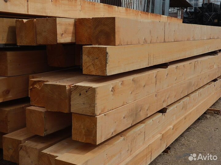 Производственный брус из лиственницы