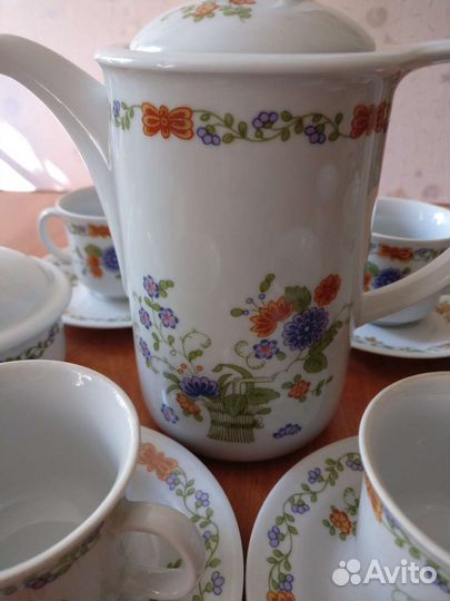 Сервиз кофейный ГДР Jlmenau