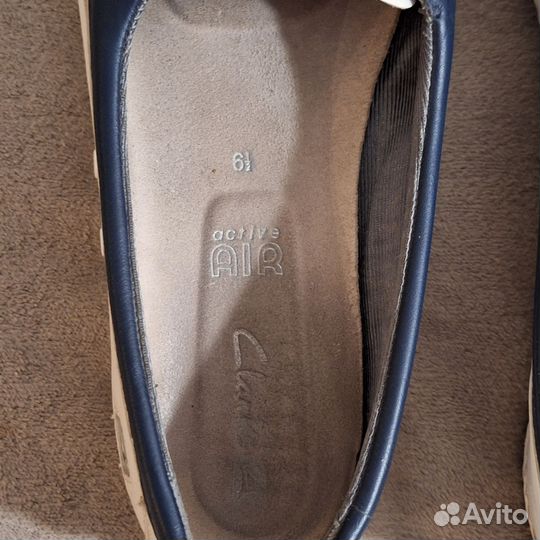 Балетки кеды 39 размер clarks active air женские