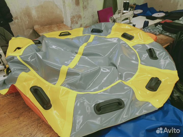 Тюбинг ватрушка санки надувные шьём пвх буксир