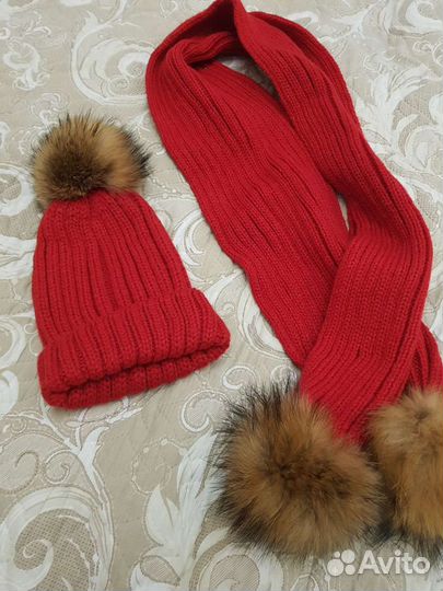 Набор шапка шарф