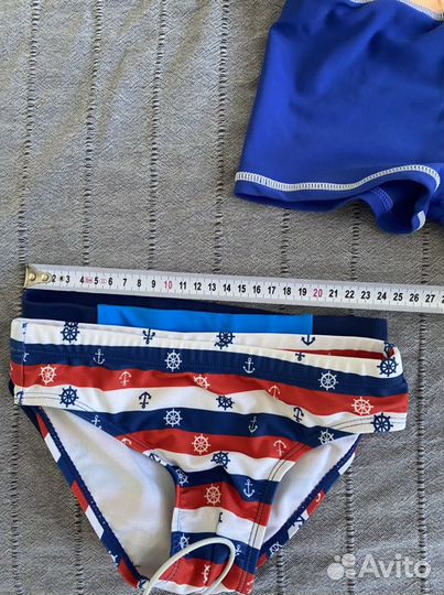 3 Плавки мальчику плавательные цена за 3