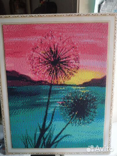 Готовая картина по номерам