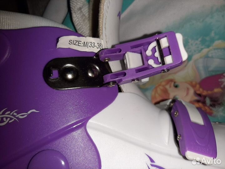 Коньки фигурные детские раздвижные + сумка