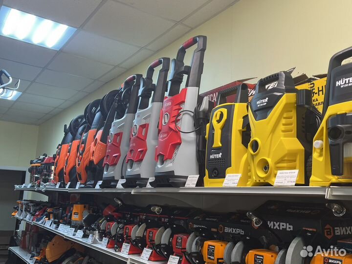 Мойка высокого давления Huter W105-Р помпа alu