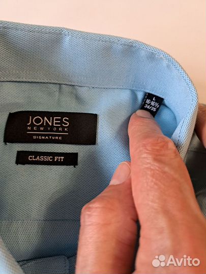 Рубашка мужская Jones New York оригинал L новая