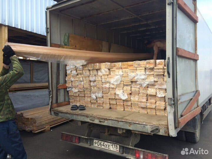 Планкен прямой за м2 45 мм 95 мм 6000 мм, ав