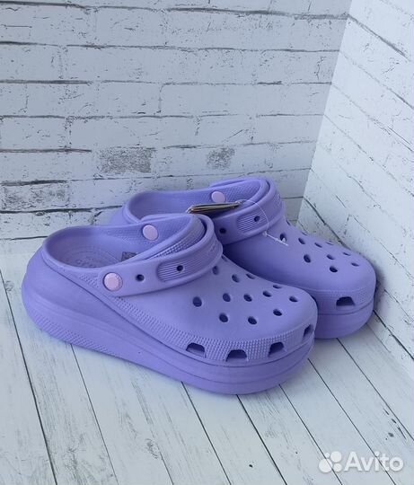 Crocs на платформе женские