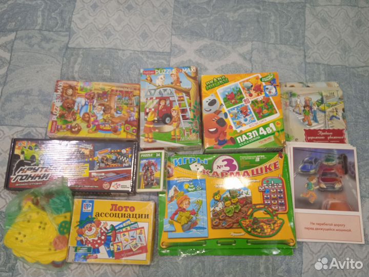 Пазлы, игры для дошкольников