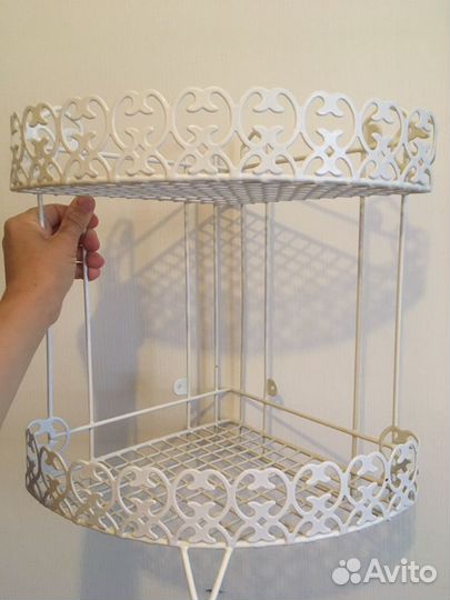 Угловая полочка в ванную/на кухню/в детскую