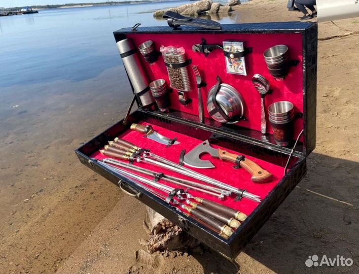 Шашлычный набор в кейсах/ чехлах