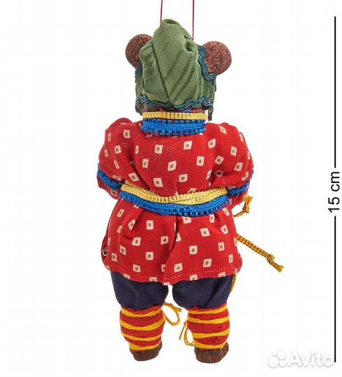Кукла подвесная Медведь в колпаке с тыквой A2186916