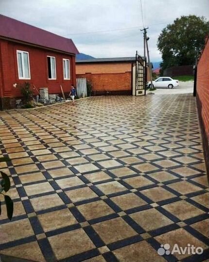 Тротуарная плитка.брусчатка. из кевларобетона
