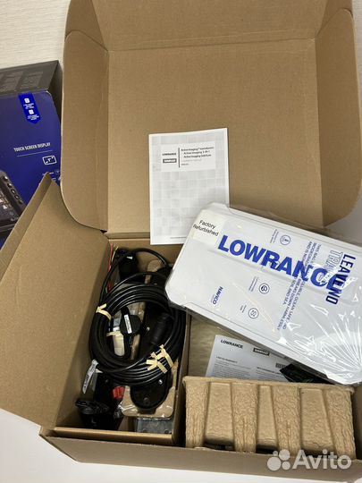 Эхолот lowrance elite 9 fs с датчиком AI 3в1 Ref