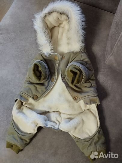 Комбинезон на маленькую собачку 27см