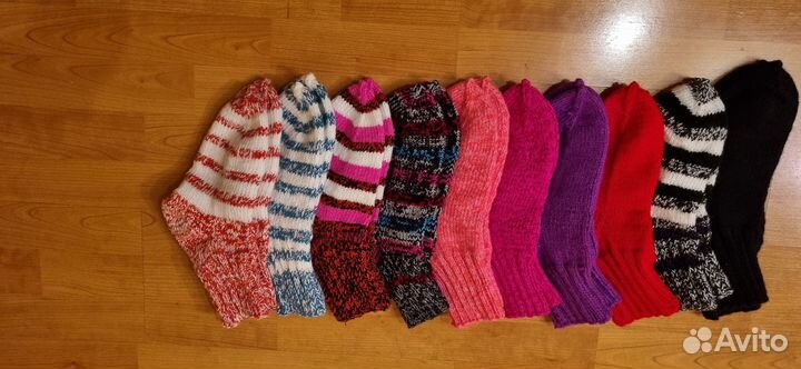 Вязаные носки ручной работы