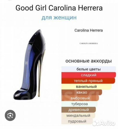 Туалетная вода carolina herrera