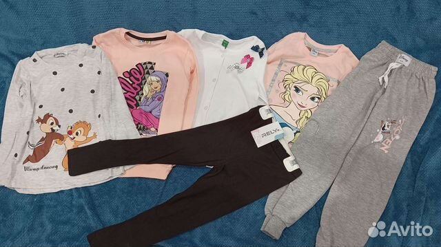 Детские вещи пакетом для девочки 110 116